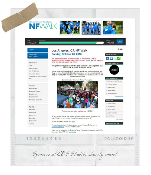 NF Walk CBS Studio Center 2013